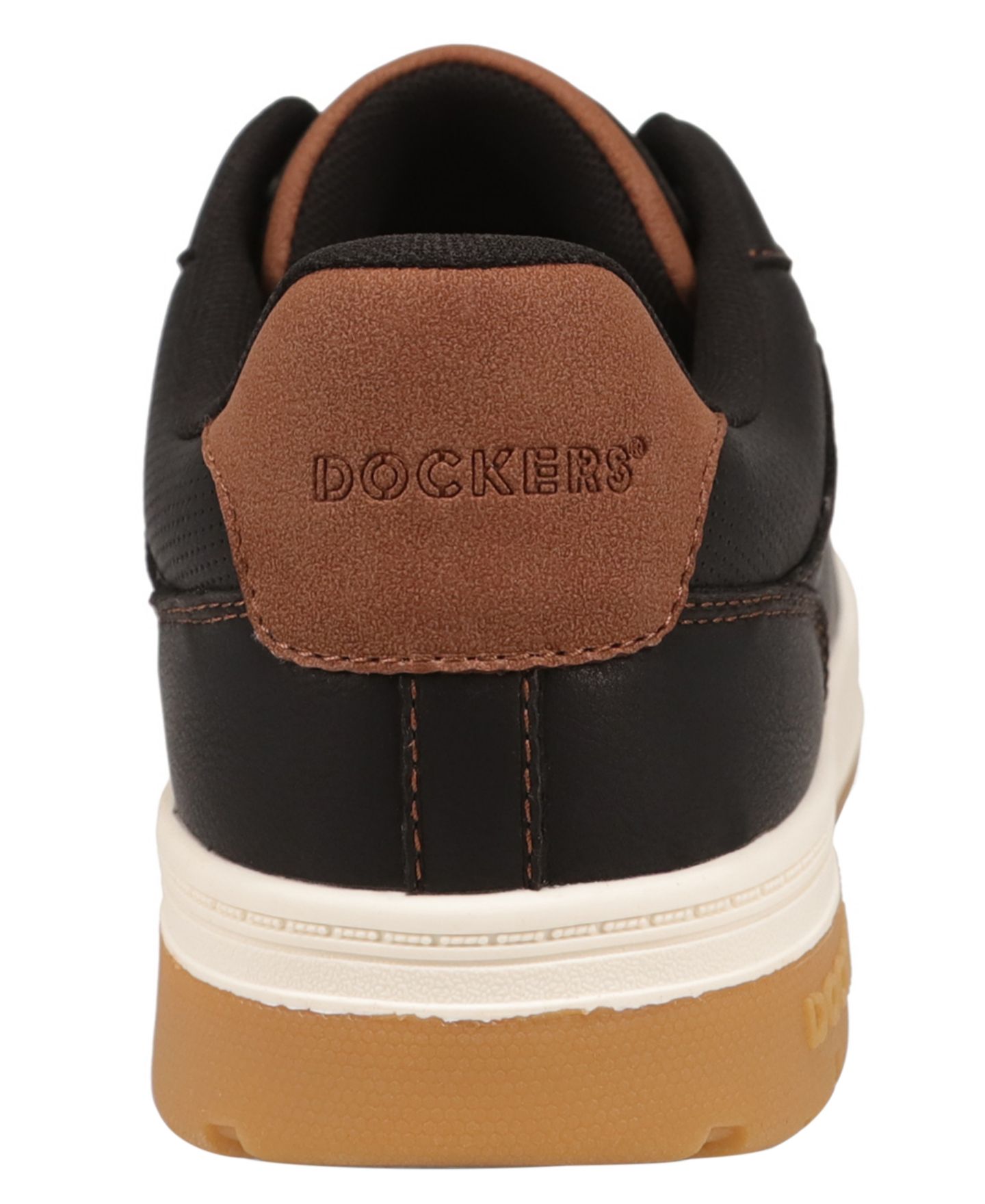 Мужские кроссовки Dockers Casen Casual Lace-Up, цвет: Чёрный / Рыжевато-коричневый — фото 3