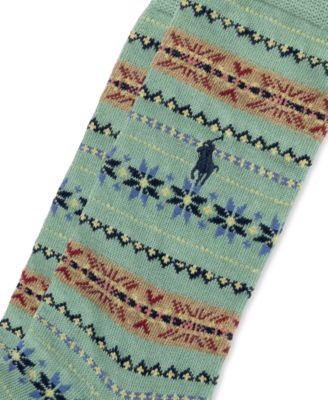 Men's Hyde Park Fair Isle Detail Socks