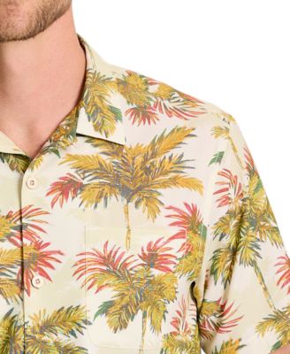 Men's Coastal Ease Palm Voyage Short-Sleeve Shirt