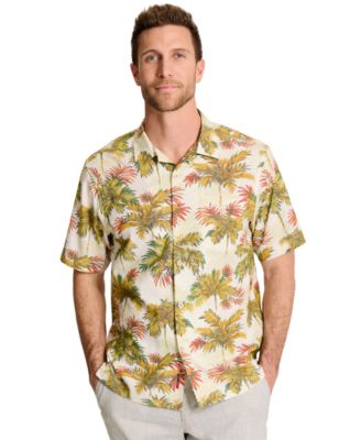 Men's Coastal Ease Palm Voyage Short-Sleeve Shirt