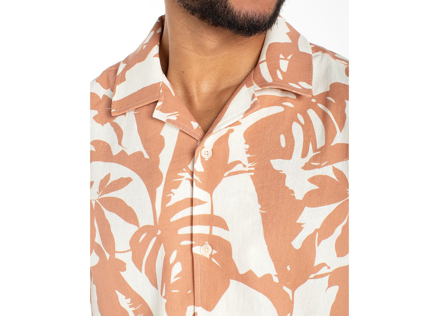 Men's Short-Sleeve Camp Collar Shirt