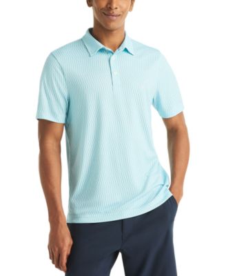 Men's Short-Sleeve Geo Print Golf Polo Shirt