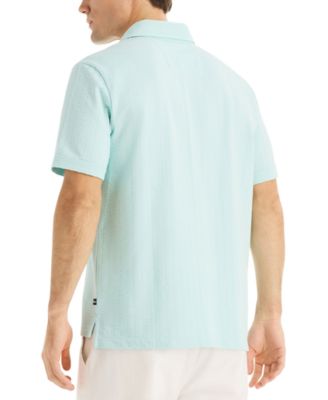Men's Seersucker Short-Sleeve Shirt