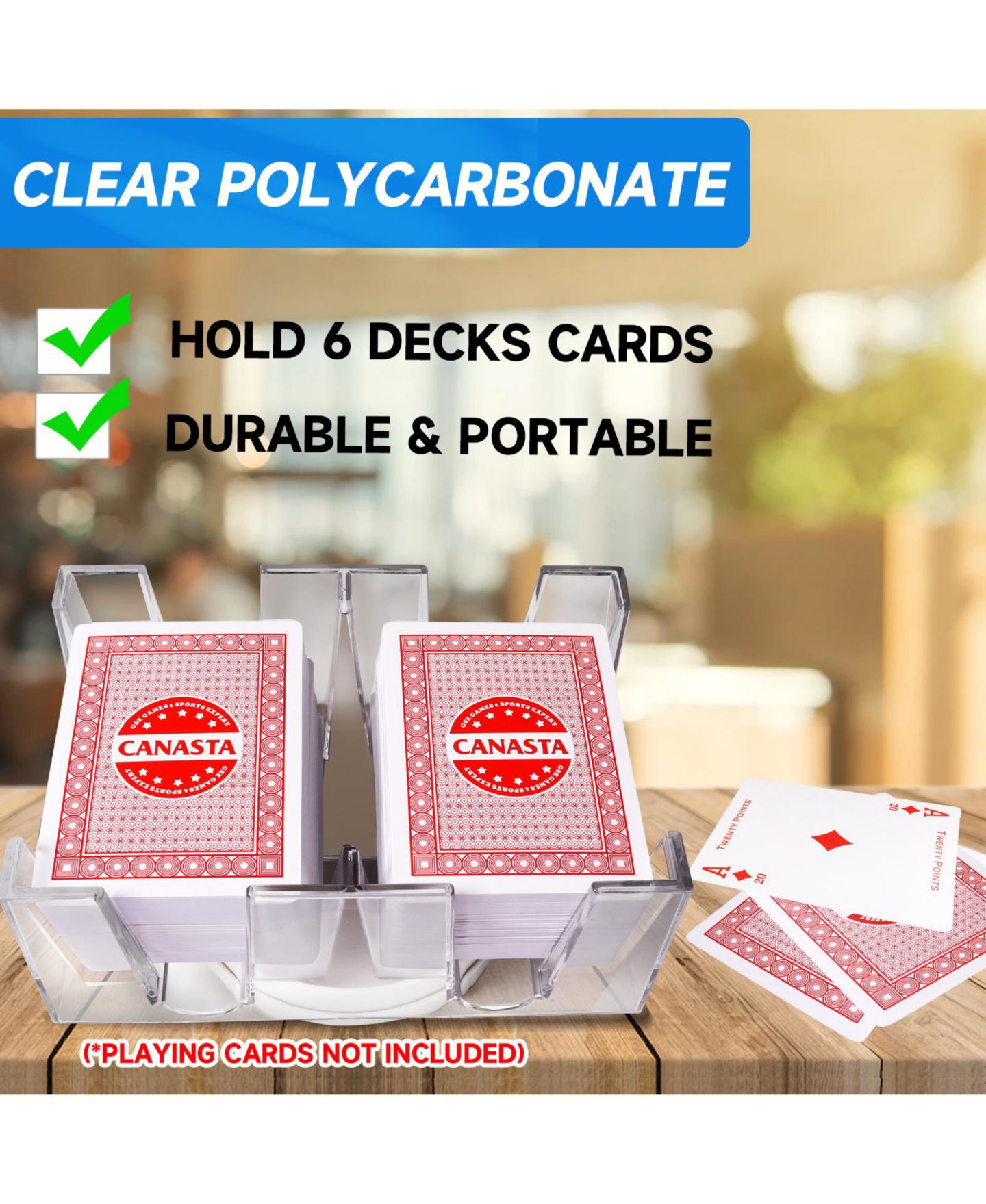 Детские игрушки GSE Games & Sports Expert 6-Deck Revolving Playing Card Holder, Ages 15+ — фото 3