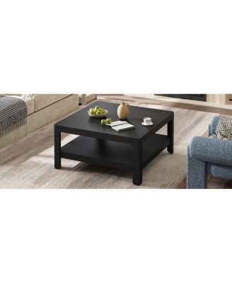 Modern Farmhouse Coffee Table with Soft Rounded Profile