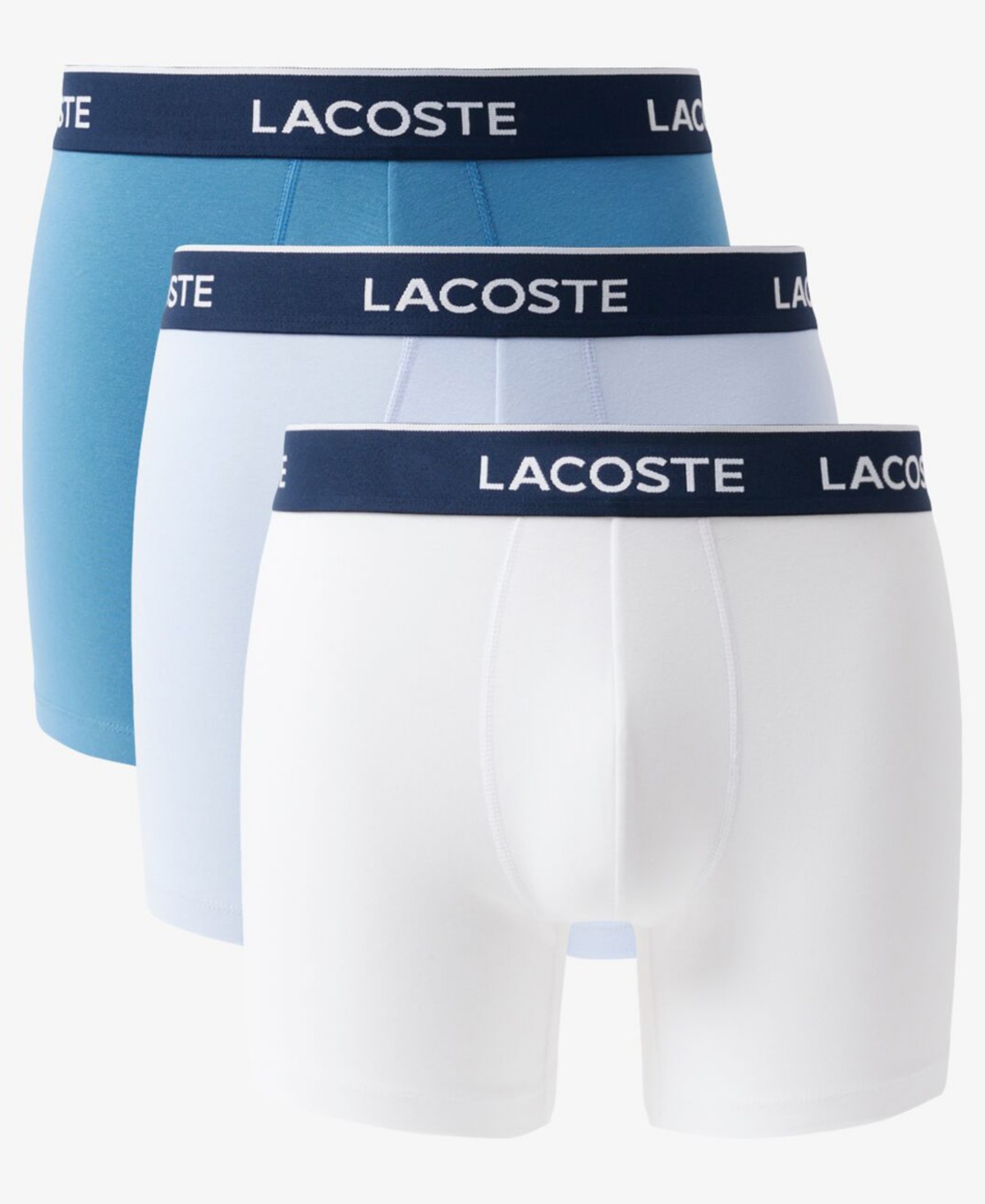 Мужские Lacoste Men's Regular-Fit Boxer Briefs, 3-Pack Gift Set — фото 1