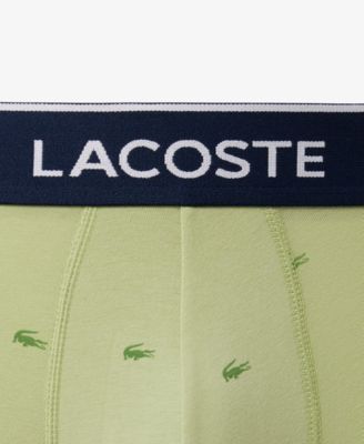 Lactose Men's Cotton Stretch Mini-Crocodile Trunks, 3-Pack