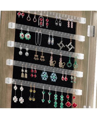 360° Swivel Jewelry Cabinet with Full Length Mirror