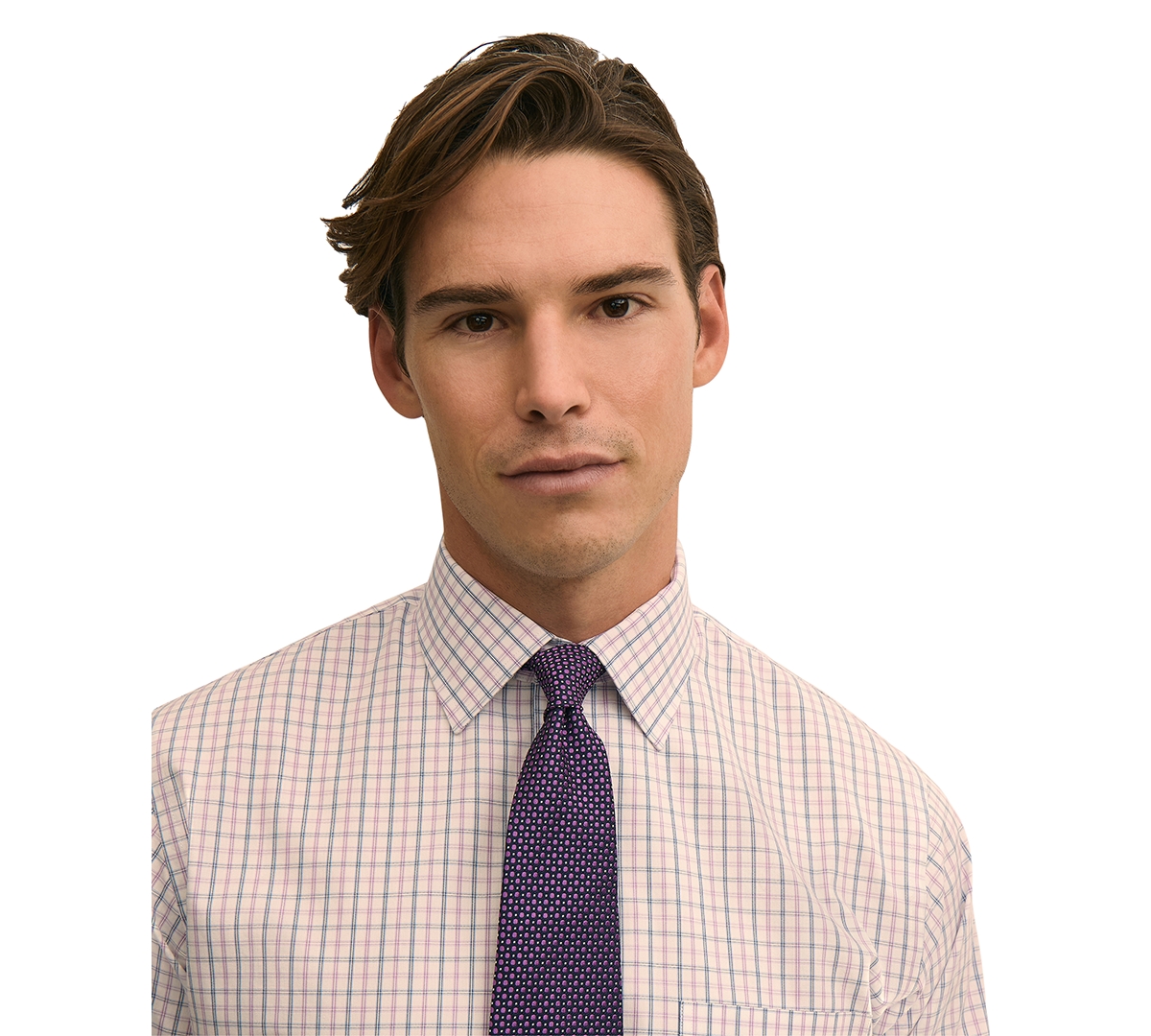 B by Brooks Brothers Men's Regular-Fit Dress Shirt