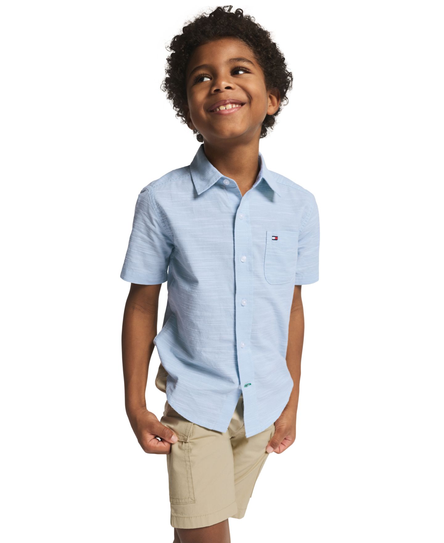 Шорты Tommy Hilfiger Pull-On Cargo Shorts для мальчиков, цвет: Бежевый — фото 2