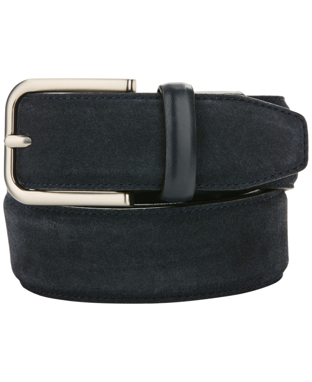 Мужские Perry Ellis Portfolio Men's Summer Suede Leather Belt — фото 1