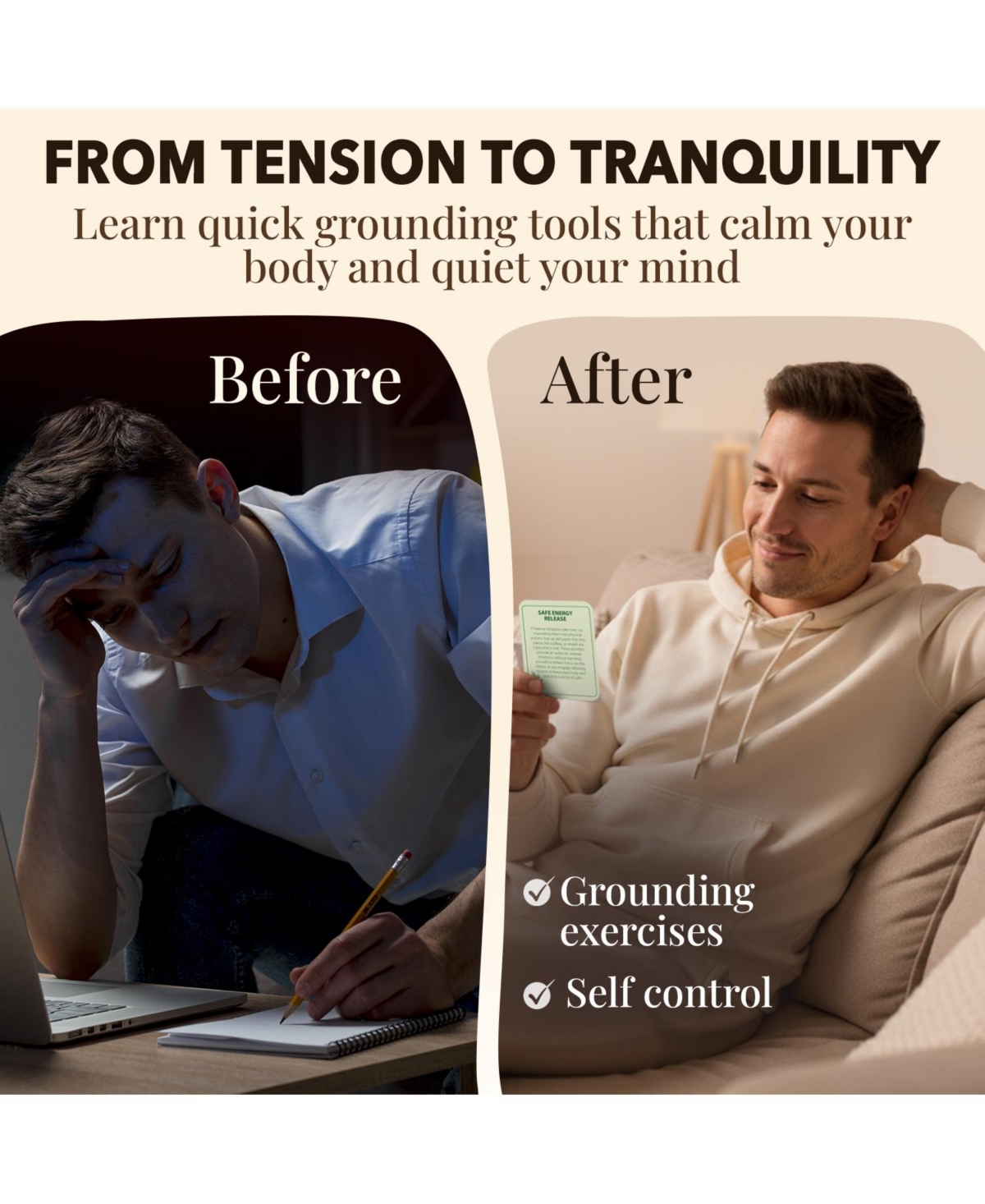 Quokka Self-Care & Anxiety Relief – 52 Mindfulness Cards for Stress Reduction and Emotional Balance