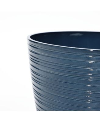 2-Piece Tapered Round Plastic Planters Set