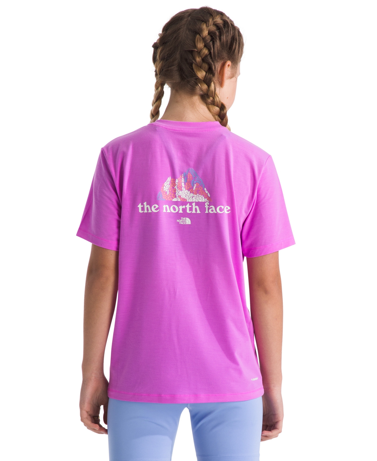 The North Face Boys' and Girls' 6-20 Adventure Wildflower Mountain Short-Sleeve T-Shirt