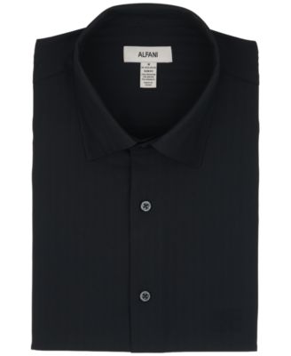 Men's Herringbone Long-Sleeve Dress Shirt