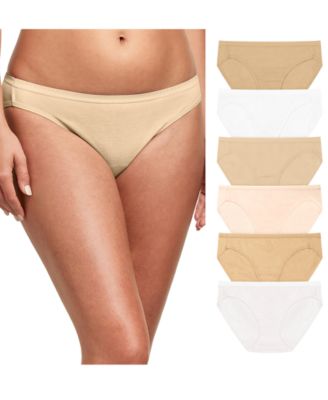 Women's 6-Pk. Ultimate Breathable Cotton Bikini Underwear 42H6CC