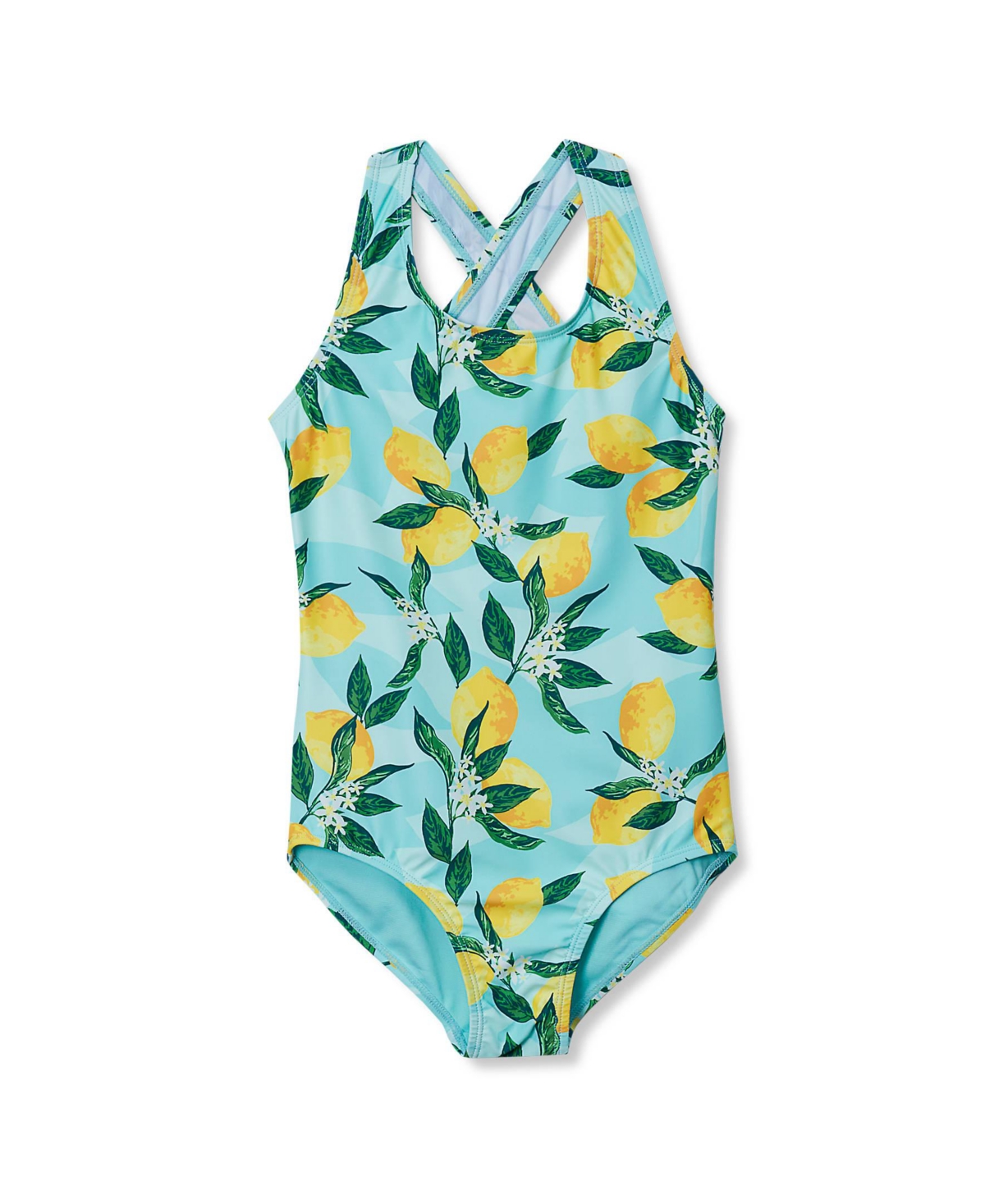 Lands' End Girls Chlorine Resistant One Piece Swimsuit