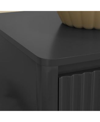 9 Drawer 63" Wide Wood Dresser, Modern Long TV Stand