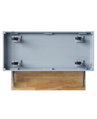  54" Large Kitchen Island with Drop Leaf, Rolling Cart with 4 Doors, 3 Drawers,