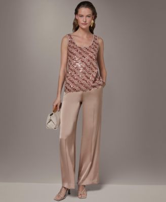 Women's Scoop Neck Mesh Cami Top