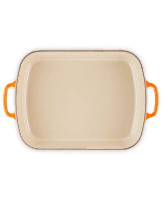 Enameled Cast Iron 5.25-Quart Rectangular Roaster