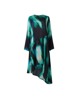 Women's Printed Paneled Dress