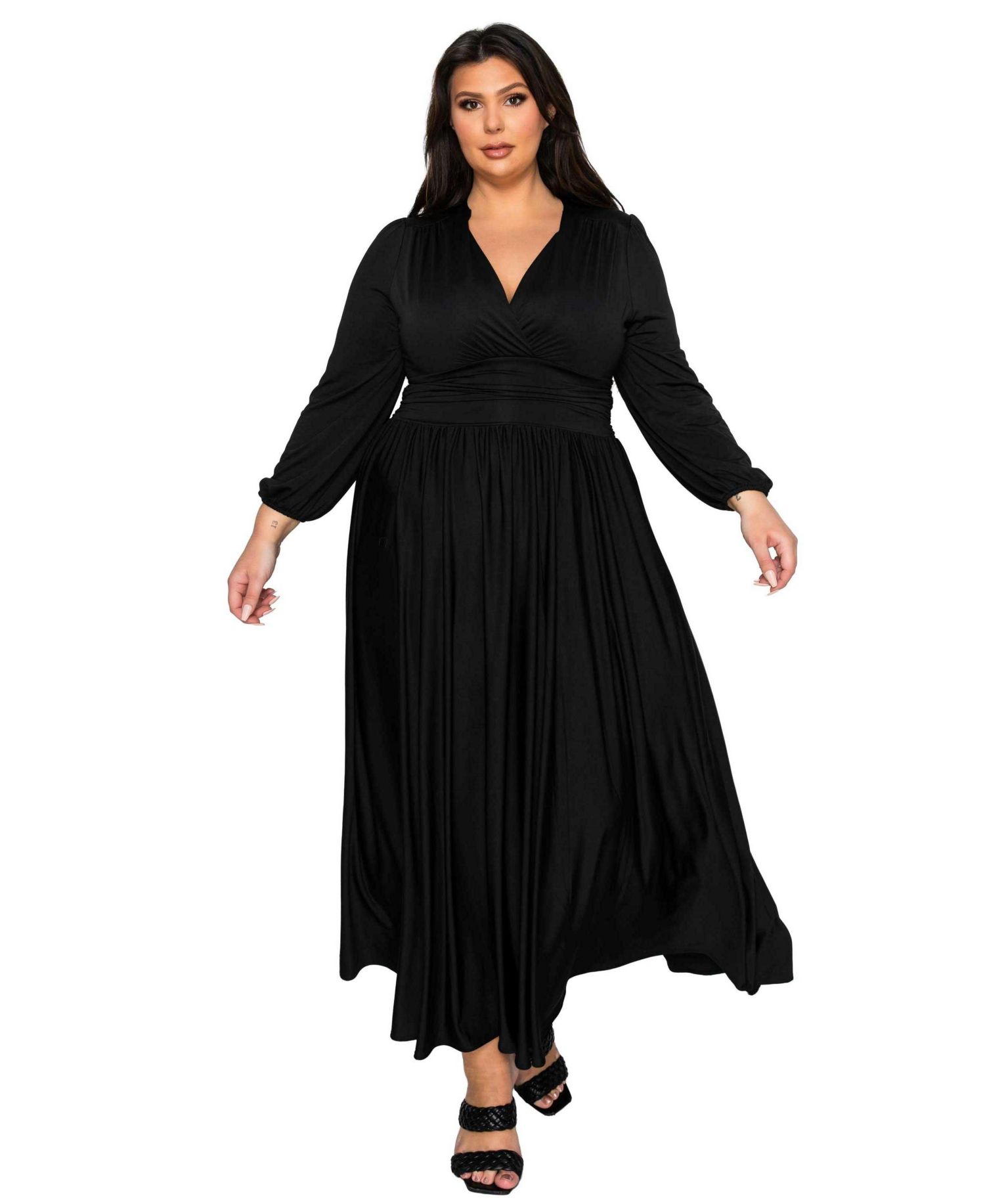 Plus Size Solene Empire Waist Dress