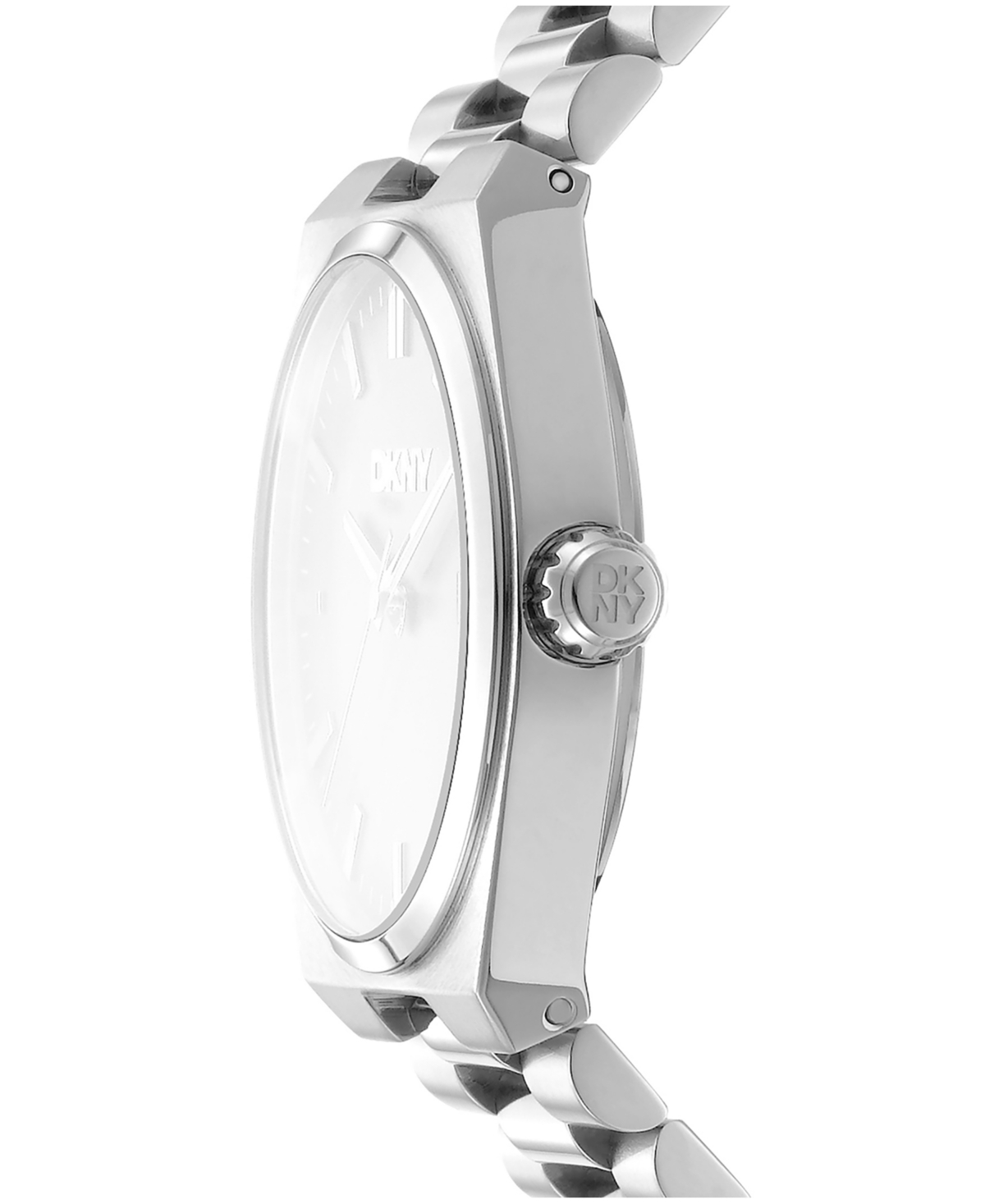 Dkny Men's Date Dial Stainless Steel Bracelet Watch