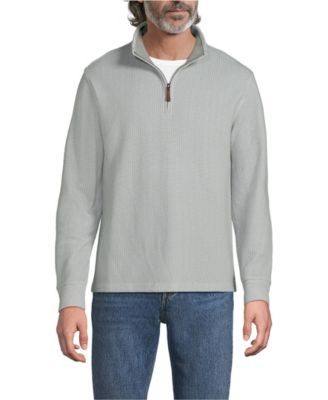 Men's Bedford Rib Casual Quarter Zip Pullover Sweater