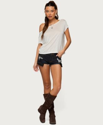 Women's Amora Off Shoulder Sheer Top