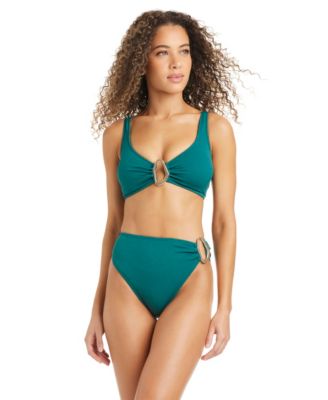 Women's Center Of Attention Over-The-Shoulder Bikini Top