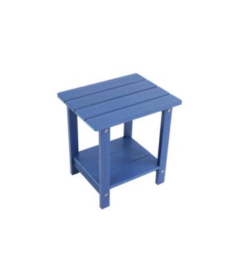 wooden-textured imitation wood side table, perfect for picnics