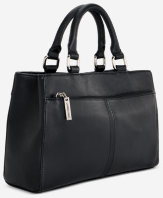 Nappa Leather Front Zip Crossbody