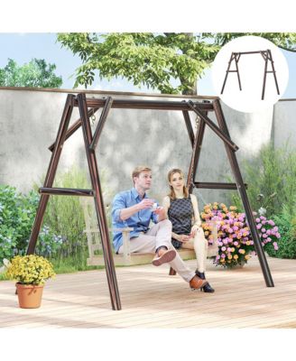 660lbs Porch Swing Frame, Swing Chair Sd Only for DIY Painting