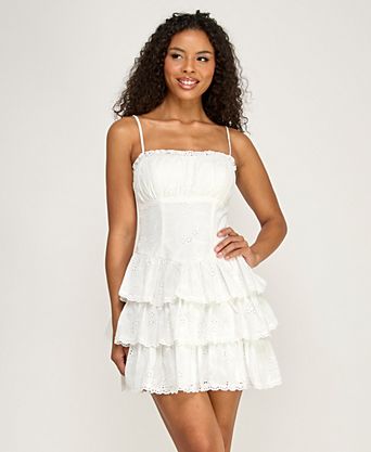 teenage graduation dresses white Lace For Tweens Dresses For Girls Graduation Elegant Durable With a polka Women's White Graduation Dresses |