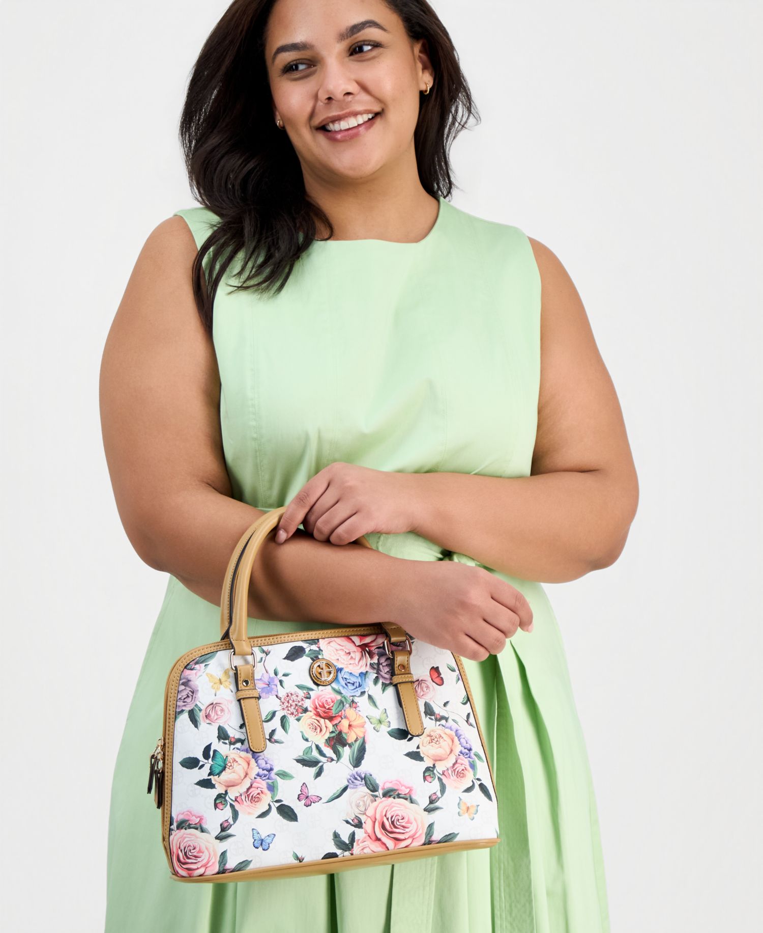 Floral Dome Satchel