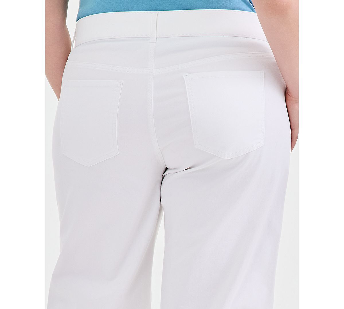 Style & Co Plus Size High-Rise Shaping Cropped Jeans, Macy's Exclusive view 5 — MAYCSS fashion products