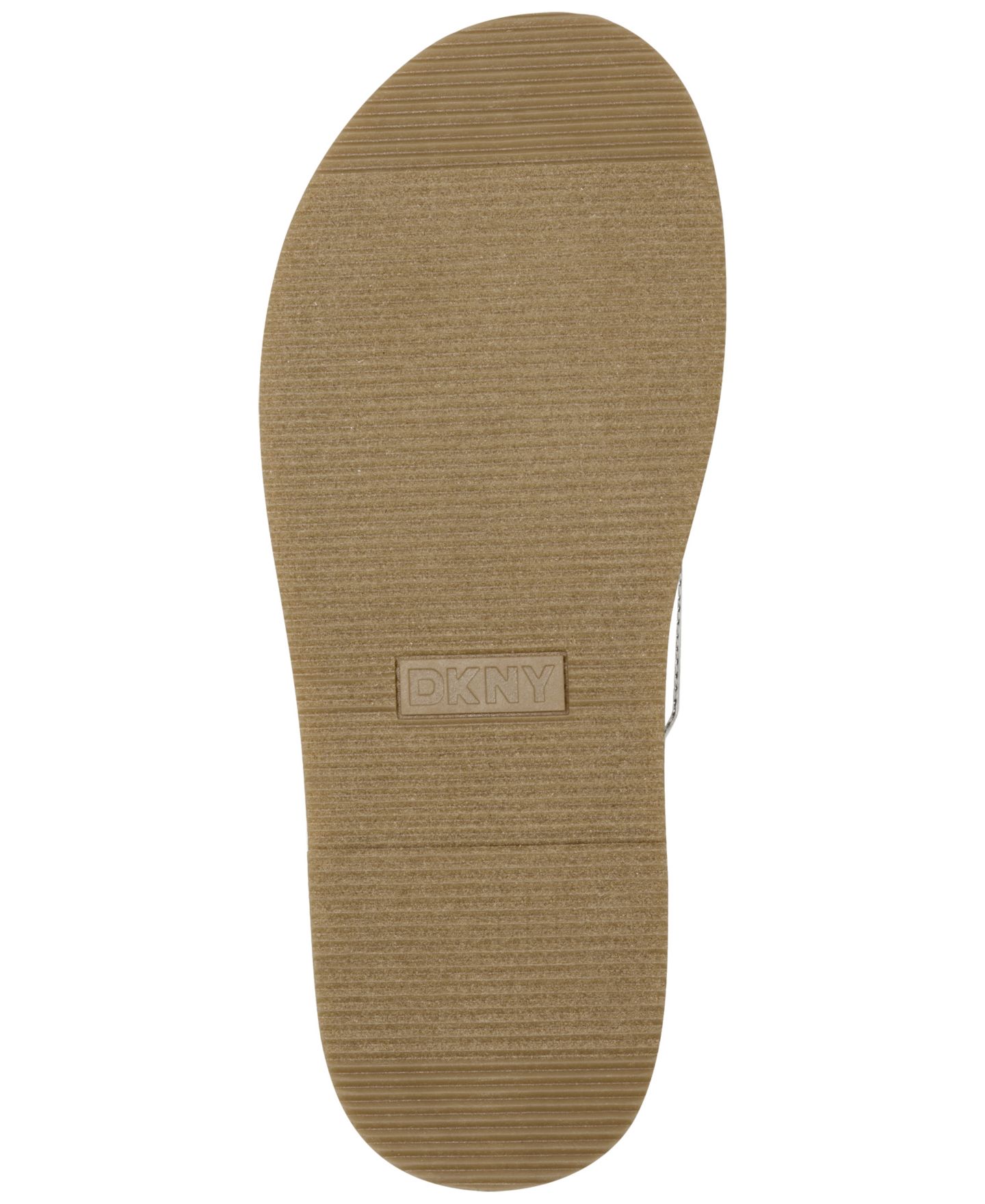 Женские сандалии DKNY Binna X Band Slip-On, цвет: Серебряный / Зефирный — фото 5