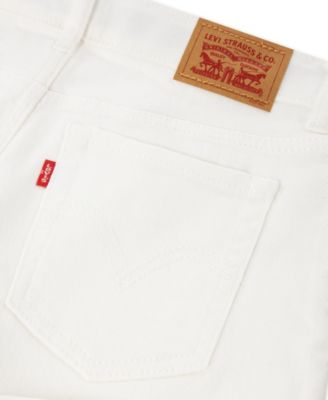 Girls' 7-16 Embroidered High-Rise Crochet Applique Shorts