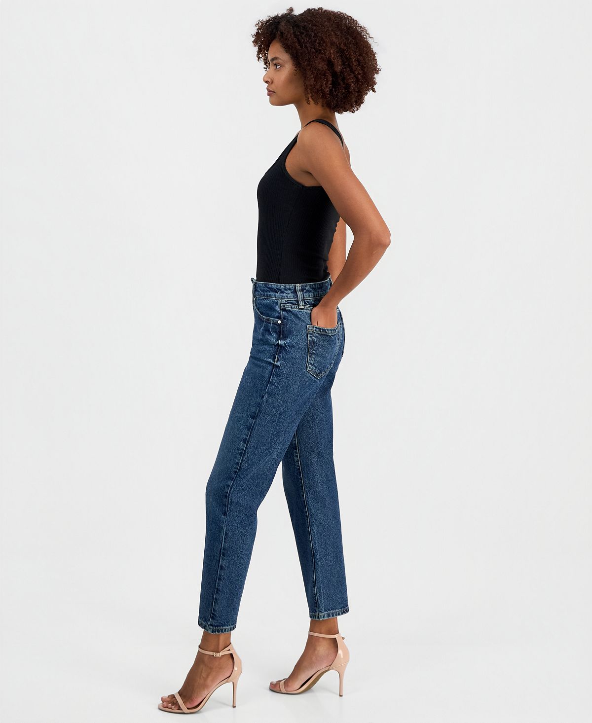 I.N.C. International Concepts Women's High-Rise Straight Ankle Jeans, Macy's Exclusive view 4 — MAYCSS fashion products