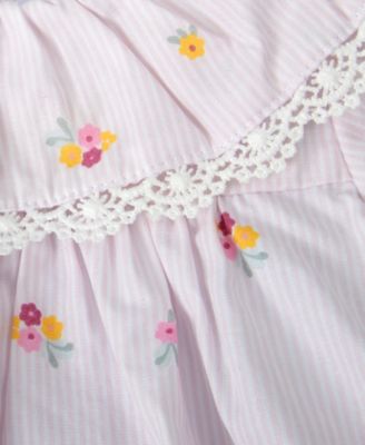 Baby Girls' Ditsy Floral Bubble Romper & Headband, 2-Piece Set