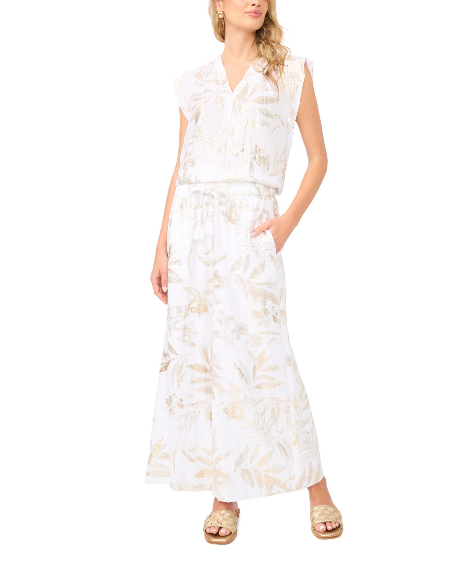 Women's Ruffle-Sleeve Blouse