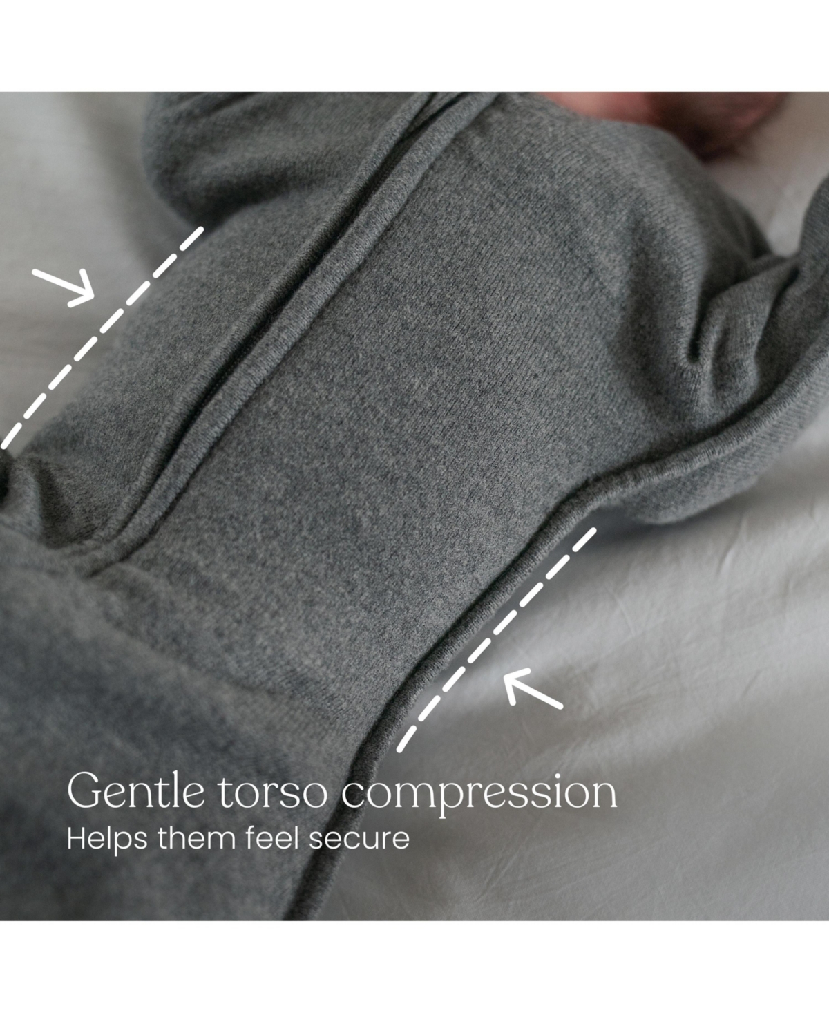 Halo Baby SleepSack SwaddleStretch, Arms Up or Extended Arms, Newborn Swaddle, 0 – 3 months, 0.5 Tog.