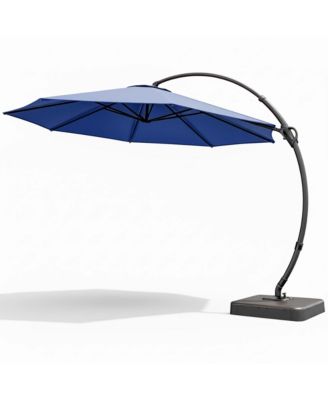 11ft Luxury Cantilever Patio Umbrella with Weighted Base