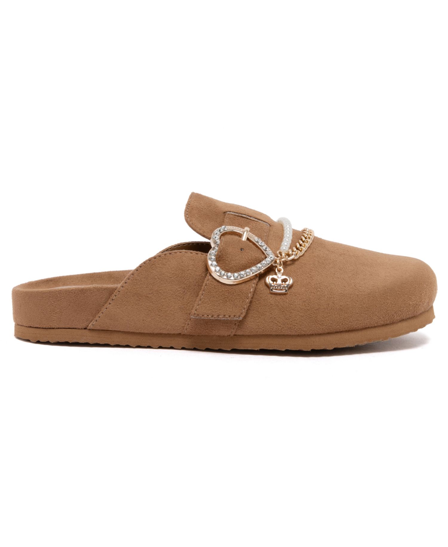 Women's Dove Heart Buckle Clog Slippers