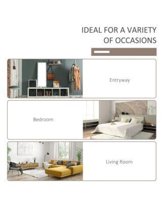 Hall Tree, Coat Rack and Bench Seat with 4 Hooks, 2 Drawers