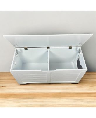 39.4" Top-Open Cat Litter Box Cabinet - Dog-Proof, Hidden Enclosure for Large Cats