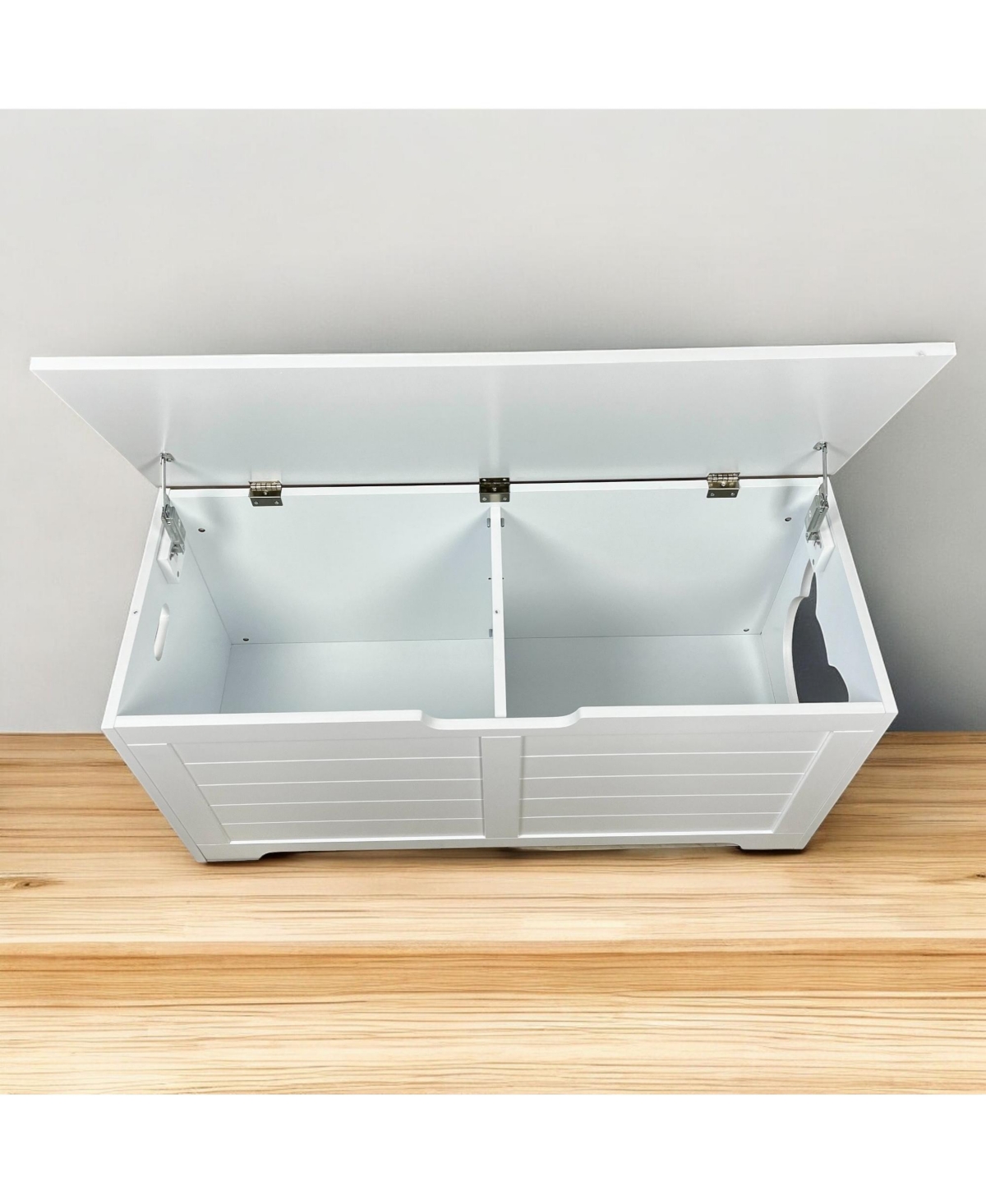 Aostirmotor 39.4" Top-Open Cat Litter Box Cabinet