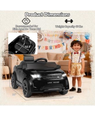 Licensed Land Rover Kids Ride on Car 12V Battery Powered Kids Electric