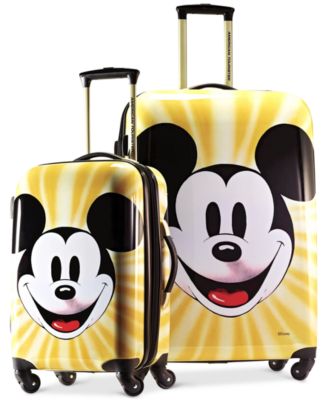 mickey mouse hard case luggage